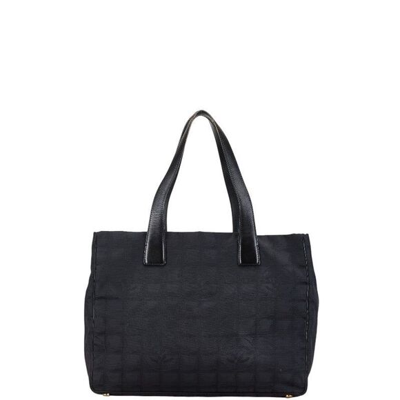 Chanel Nylon Leather Tote MM Coco Mark - Picture 1 of 6